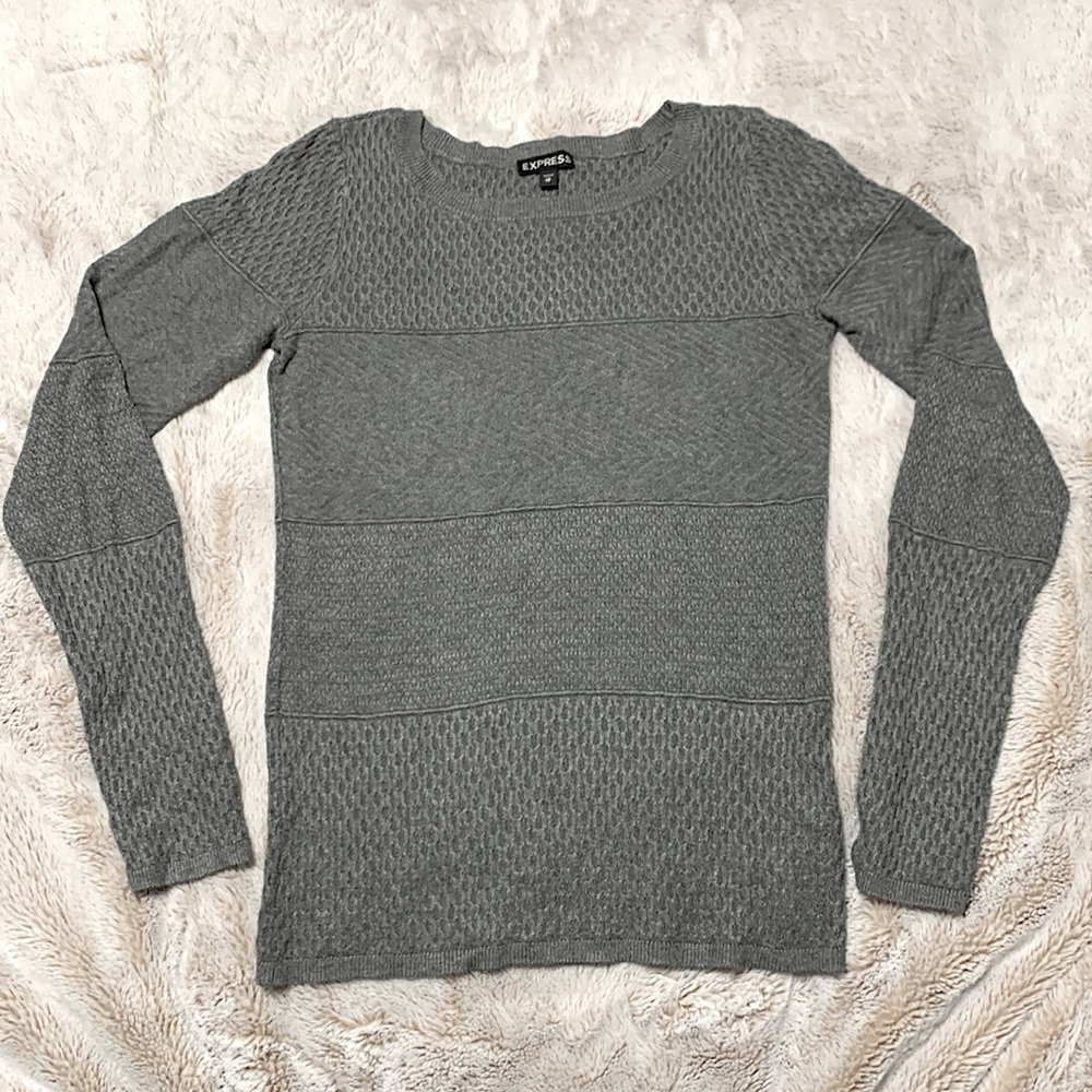 Express textured sweater